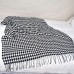 Custom Nordic Tassel Houndstooth Knitted Wool Blanket Office Nap Air Conditioning Blanket Sofa Set Towel Bed End Blanket