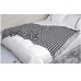 Custom Nordic Tassel Houndstooth Knitted Wool Blanket Office Nap Air Conditioning Blanket Sofa Set Towel Bed End Blanket