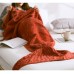 Knit Tail Adult TV Winter Air Condition Sherpa Fleece Blankets 100% Acrylic Fishtail Tail Adults Knitted Blanket