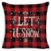 Christmas Cushion Cover Pillowcase Sofa Cushions Pillow Cases Cotton Linen Pillow Covers Home Decor
