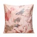 45x45cm Bird Flax Square Pillow Case Cushion Cover Sofa Throw Home Bedroom Decor
