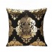 45 x 45cm Christmas Pillow Case Black And White Golden Painted Pillowcase Decorative Christmas Cushion Cover for Sofa Case Pillows